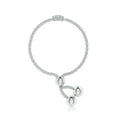 thumbnail image 3 of ANGARA Natural 0.05 Ct. Diamond Stackable Ring in 14K White Gold for Women (Ring Size: 3.5), 3 of 9