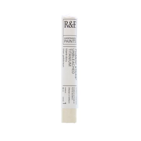 UPC: 0836943004443 | R&F Handmade Paints Pigment Stick  38ml  Unbleached Titanium