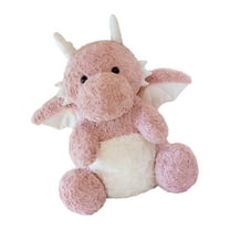 STARTIST Dragon Stuffed Animal Plush Toy, Dragon Plush Toys with Wing, Soft Cartoon Flying Dragon Pillow Doll Gifts for Baby Pink