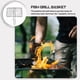 thumbnail image 2 of Grilling Basket Stainless Steel Barbecue BBQ Grill Basket Wire Net with Handle for Fish Meat Vegetables Shrimp Outdoor Grill Accessories, 2 of 5
