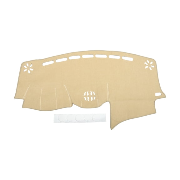 Dash Cover Compatible for Lexus RX330 2004-2006, Non-Slip Polyester Silicone Beige Center Console Dashboard Cover Mat Pad Carpet
