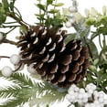 thumbnail image 6 of Northlight Real Touch™️ Frosted Pinecones Artificial Christmas Garland - 5' x 10" - Unlit, 6 of 9