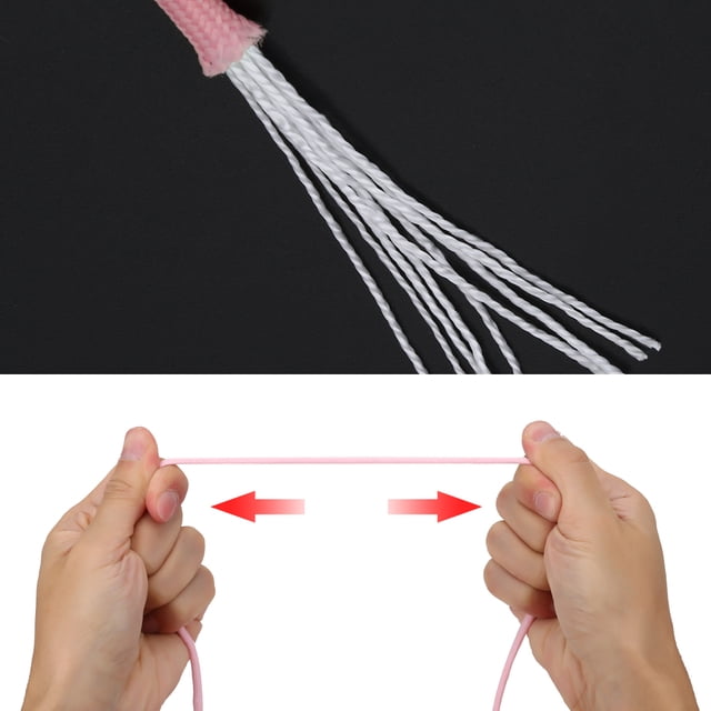 Cordón luminoso de Paracord, cordón de 9 núcleos para supervivencia al aire libre, cuerda de paracaídas que brilla en la oscuridad, color rosa