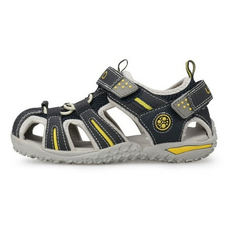 

Toyella Middle And Big Children Korean Summer Baby Beach Shoes Navy Blue 35