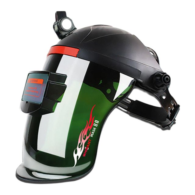 de soldador de casco de soldadura de oscurecimiento automático de Lente pequeña Gloria escudo de soldadores de soldadura