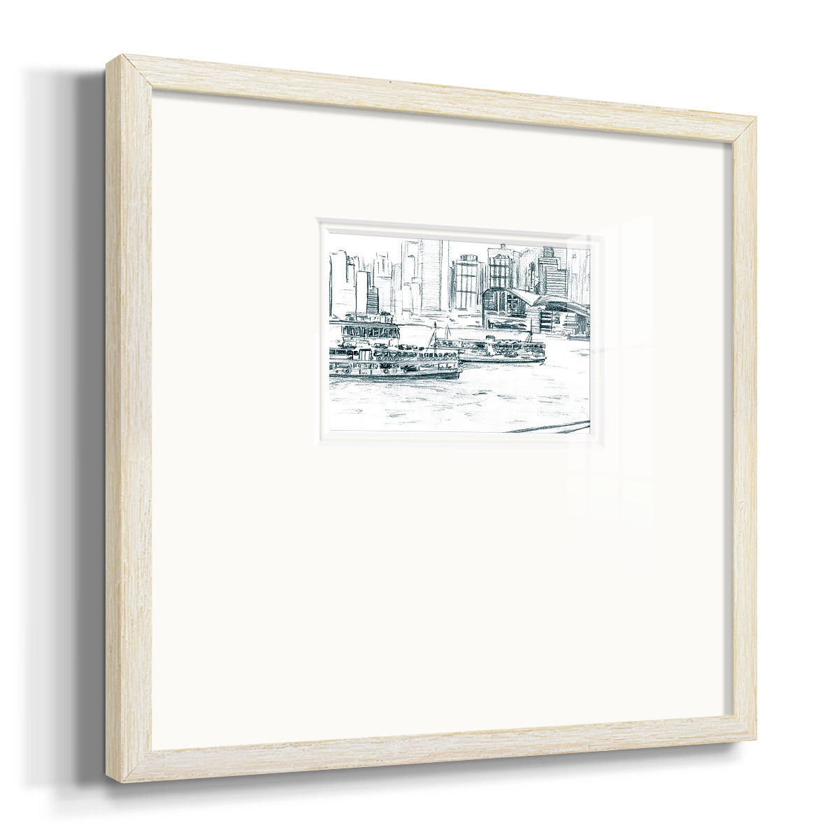 Ferryboats IPremium Framed Print