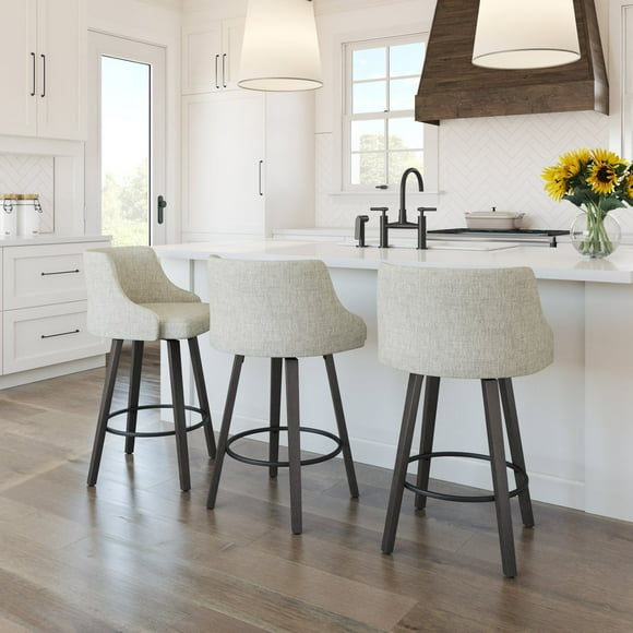 Amisco Ramon Contemporary Swivel Counter Stool