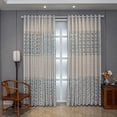thumbnail image 5 of Sunyuer Luxury Curtains Blue Jacquard Drapes Curtains for Living Room 2 Panels for Bedroom Grommet TopSunyuer, 5 of 6