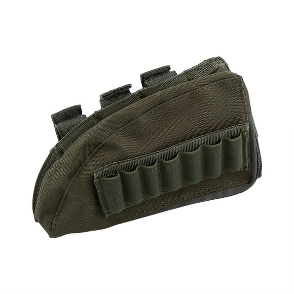 Buttstock Shell Holder With Padded Cheek Rest - Black Elastic Ammo Carrier For Hunting & Shooting 2 thumbnail image