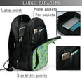 thumbnail image 4 of Pofeuu Motorcycle Riding Dinosaur Print Storage Laptop Backpack with USB Charging Port[Water Resistant] College Computer Bookbag Fits, 4 of 7