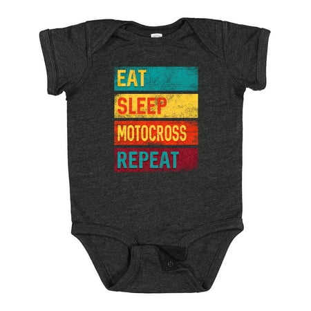

Inktastic Eat Sleep Motocross Sports Gift Baby Boy or Baby Girl Bodysuit