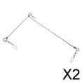 thumbnail image 1 of Colaxi 2xSea Boat Fishing Balance Connector L Shape Swivel Accessories Length 30cm 2 Pcs, 1 of 8