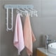 thumbnail image 4 of Inteprter Estante de secado de ropa, pinza para prensar y doblar calcetines para secar el estante de almacenamiento, estante de secado montado en la pared, Almacenamiento y organización del hogar Inteprter HA023528-00, 4 of 6