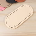 thumbnail image 2 of SHISUYAN DIY Bag Bottom Base with PU Material for Bags Decoration Oval Shape Light Yellow 4 Nails, 2 of 8