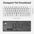 thumbnail image 4 of NocFree Wireless Ergonomic Split Mechanical Keyboard - Linear, Standard Version, 4 of 5