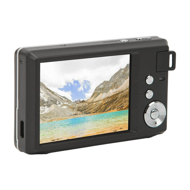Cámara Digital Bling Bling LCD 3.0 pulgadas 4K 48MP Zoom 16X Antivibración Negro