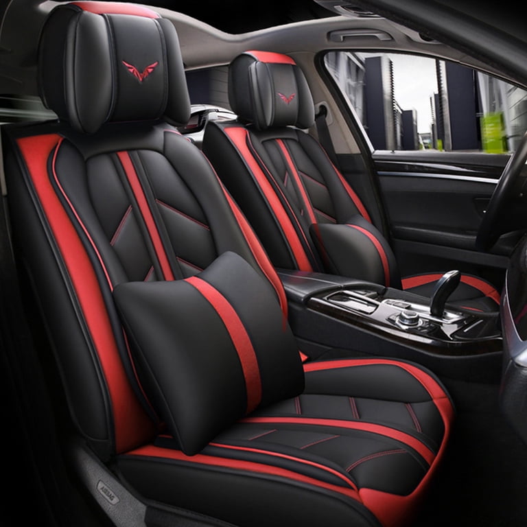 OTOEZ Universal PU Leather Car Seat Covers, 5-Seat Full Set photo 6