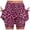 Hot Pink, variant on Women's Tennis Skirts Summer Skirt Casual Leopard Print A Line High Waist Flowing Summer Daily Wear Bottoms for Women Pink 5XL