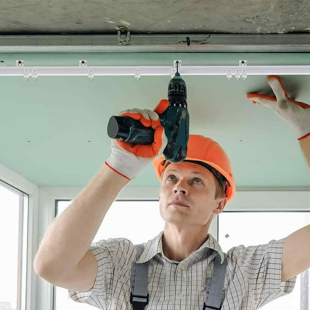 Rails de rideaux de plafond, supports plafond/mur de 4 mètres, séparateurs de pièce, systèmes de Rails de rideaux de plafond, supports plafond/mur de 4 mètres, séparateurs de pièce, systèmes de