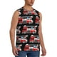 thumbnail image 2 of Fotbe Fire and Rescue Truck Men's Camiseta sin Mangas Estampada para Hombres, Playera Casual para Gimnasio, Entrenamiento, Playa-Large, 2 of 7