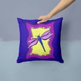 thumbnail image 2 of Carolines Treasures LD6048PW1414 14 x 14 in. Dragonfly Fabric Decorative Pillow, 2 of 4