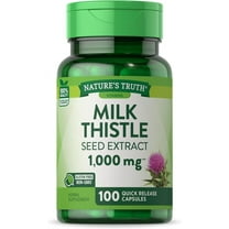 Milk Thistle Capsules | 1000mg | 100 Count | For Men and Women | by Nature's Truth