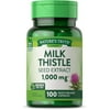 Milk Thistle Capsules | 1000mg | 100 Count | For Men and Women | by Nature's Truth
