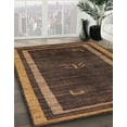 thumbnail image 2 of Ahgly Company Indoor Square Abstract Bakers Brown Abstract Area Rugs, 6' Square, 2 of 6
