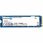 Kingston NV3 1 TB Solid State Drive - M.2 2280 Internal - PCI Express NVMe (PCI Express NVMe 4.0 x4) - Desktop PC, Notebook Device Supported - 320 TB TBW - 1 Each