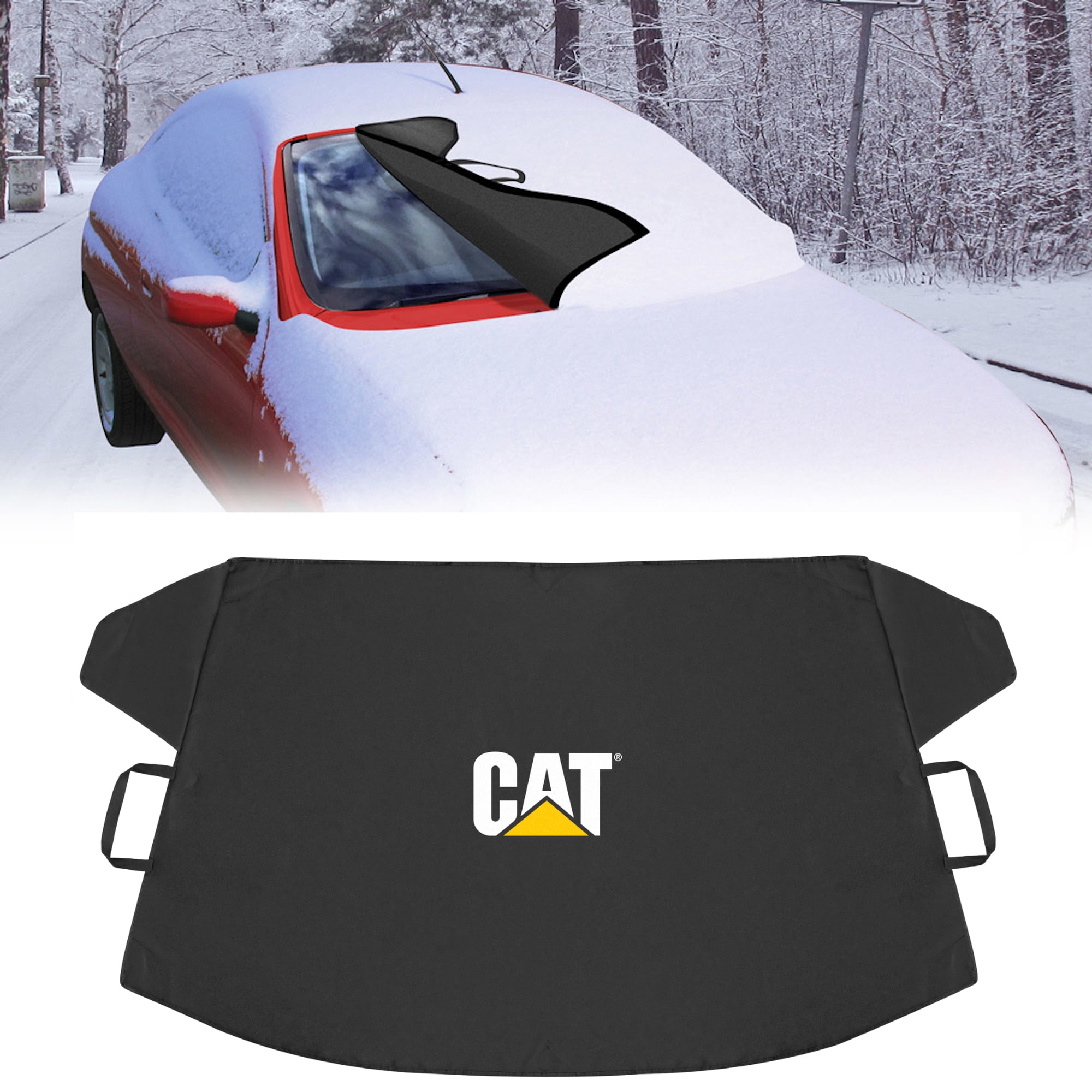 GetUSCart- ALTITACO Car Windshield Snow Cover, Frost Guard Protector,  Magnetic Windshield Snow Frost Ice Cover Sunshade Snow Covers with Elastic  Hooks Fits Most Car, SUV, Truck, Van or Automobile with 83x49.2