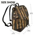 thumbnail image 2 of Fotbe Ancient Egyptian Hieroglyph Mochila Bolso con Estampado para Mujer, Mochila Antirrobo de Nylon Impermeable, Bolsa Ligera de Hombro, 2 of 4