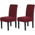 thumbnail image 1 of CHAO Fundas para sillas de comedor, fundas elásticas para sillas de comedor, cojines para sillas de comedor, fundas para sillas extraíbles y lavables, juego de 2, vino salvia*2, 1 of 5