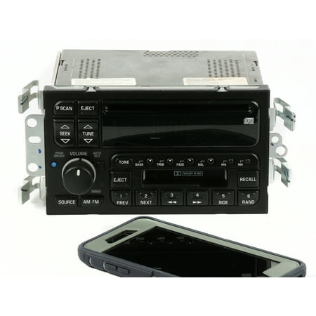 2000-2001 Buick LeSabre AM FM Stereo Cassette CD Player w Bluetooth UPO 09389324 - Refurbished