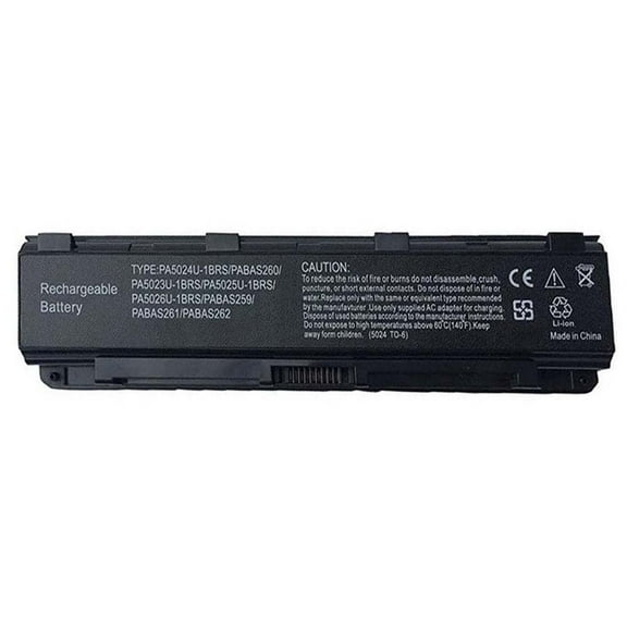 Replacement PA5024U-1BRS Laptop Battery for Satellite C855 C855D L855 M840 P875 M800 M800D M801 M845 PABAS271 PA5023U-1BRS