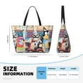 thumbnail image 3 of Lsque Bluey Beach Travel Bag - Water-Resistant, Large Capacity Lightweight Tote with 7 Pockets for Women and Men - Perfect for Beach, Pool, Gym, and Travel, 3 of 6
