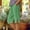 🔥 Green_New, variant on Dianli Printed Loose Straight Leg Pants Womens Summer Five Quarter Pants With Pockets Side Slit Buttons Lightweight Breathable Casual Printed Trousers Summer Pants