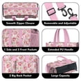 thumbnail image 3 of Teacher Tote Bag,Strawberry Princess Pattern Teacher Utility Tote Bag,Large Work Tote Bags for Women with Multiple Pockets,Top Zipper Closure,13.8x10.6x6.7 Inch, 3 of 5