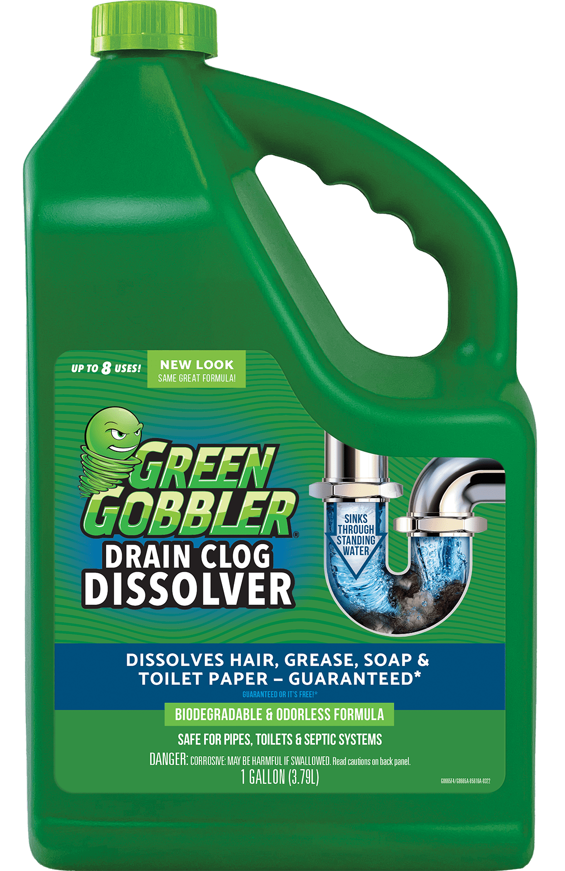 Green Gobbler Liquid Drain Clog Remover 1 gal