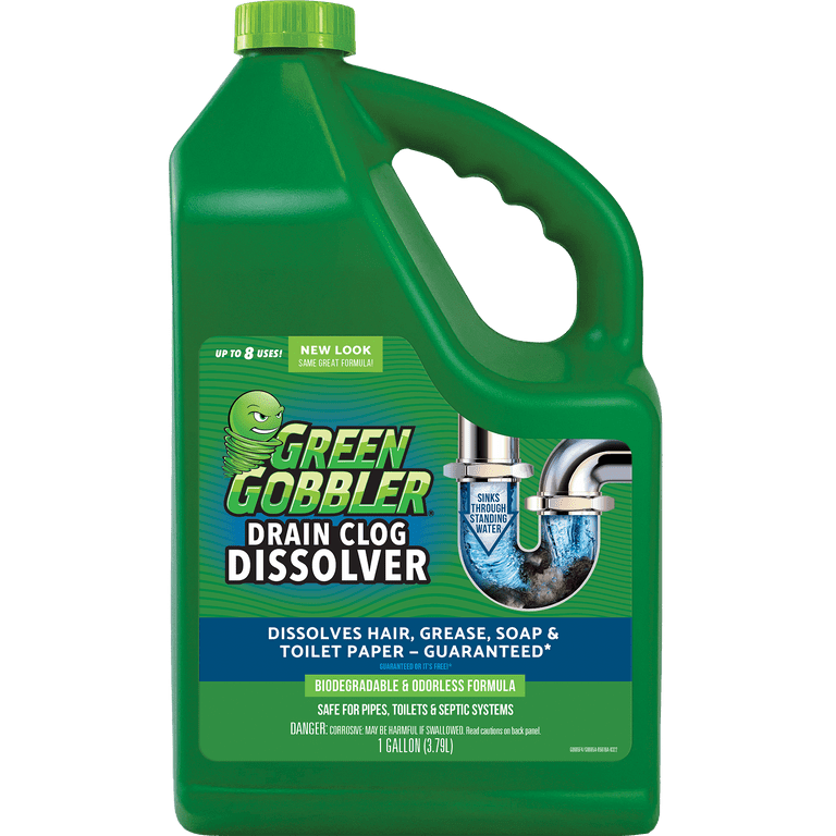 Green Gobbler Liquid Drain Clog Remover 1 Gal