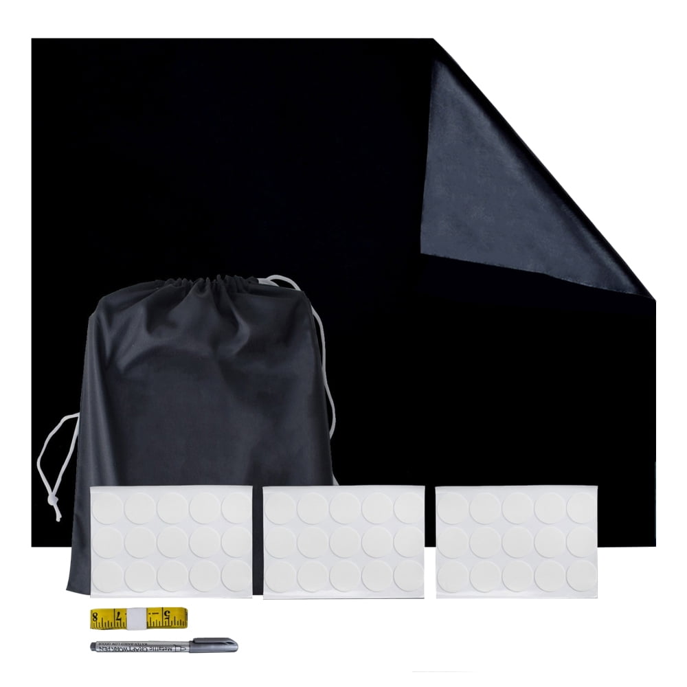 Temporary Shading Suction Cups Curtains Free Size Block Shade Blackout