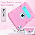 thumbnail image 5 of SUPNICE Case for iPad 10th Generation 2022 10.9 Inch,iPad 10th Generation Case with Pencil Holder & Kickstand,Shockproof Anti-Slip Protective Case for iPad 10th Generation 10.9",Pink and Turquoise, 5 of 7