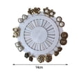 thumbnail image 4 of Sharplace 20Pcs Women Hijab Turban Positioning Pins Scarf Pins Headwrap Pins Hair Scarf Pins Decorating DIY Headwear Durable Fasteners Alloy, 4 of 11