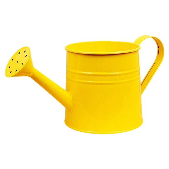 DefiDgd DefiDgd Small Watering Can,Mini Metal Watering Pot with Handle,Ideal for Indoor Plants, Outdoor Garden Plants,Home Office Use(Yellow)