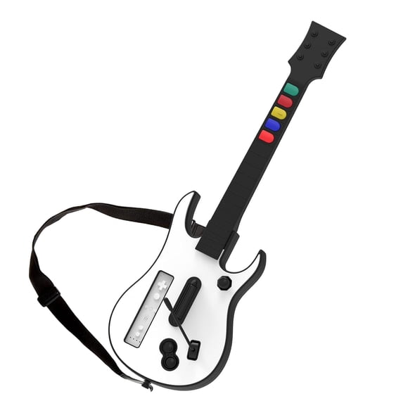 DOYO Guitar Hero Wii pour Jeux Guitare Wii - Blanc