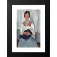 thumbnail image 2 of Amedeo Modigliani 13x18 Black Modern Framed Museum Art Print Titled - Gypsy Woman with Baby (1919), 2 of 5