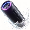thumbnail image 1 of Altavoz Bluetooth Portátil VEATOOL Resistente al Agua IPX7, 30H de Reproducción, Graves Potentes de 30W, Bluetooth 5.4, Luces LED, Conexión TWS, Ideal para Hogar, Fiestas y Exteriores, Regalo Perfecto, 1 of 8