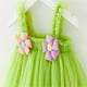 thumbnail image 5 of Odeerbi Las Niñas de Verano de Tul Escalonada Vestido de Flores Correa Tutu Vestido Sin Mangas Tirante de Malla Vestido, 5 of 6