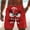 A477 Red, variant on Xdegoge Swim Trunks for Men Quick Dry Board Shorts with Drawstring Funny Angry Monster Face Graphic Beach Shorts Novelty Bathing Suits for Summer Beach Vacation