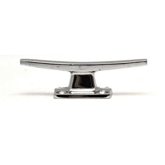 Boat Hollow Base Cleat | 4 3/8 x 1 3/8 Inch Zamak