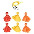 thumbnail image 5 of 6PCS Penalty Flag Football Tossing Ball Flags Tossing Flags Sports Fan Set Referee Flags Referee Props Party Accessory for Soccer Football Rugby 3 Colors and Whistle, 5 of 9